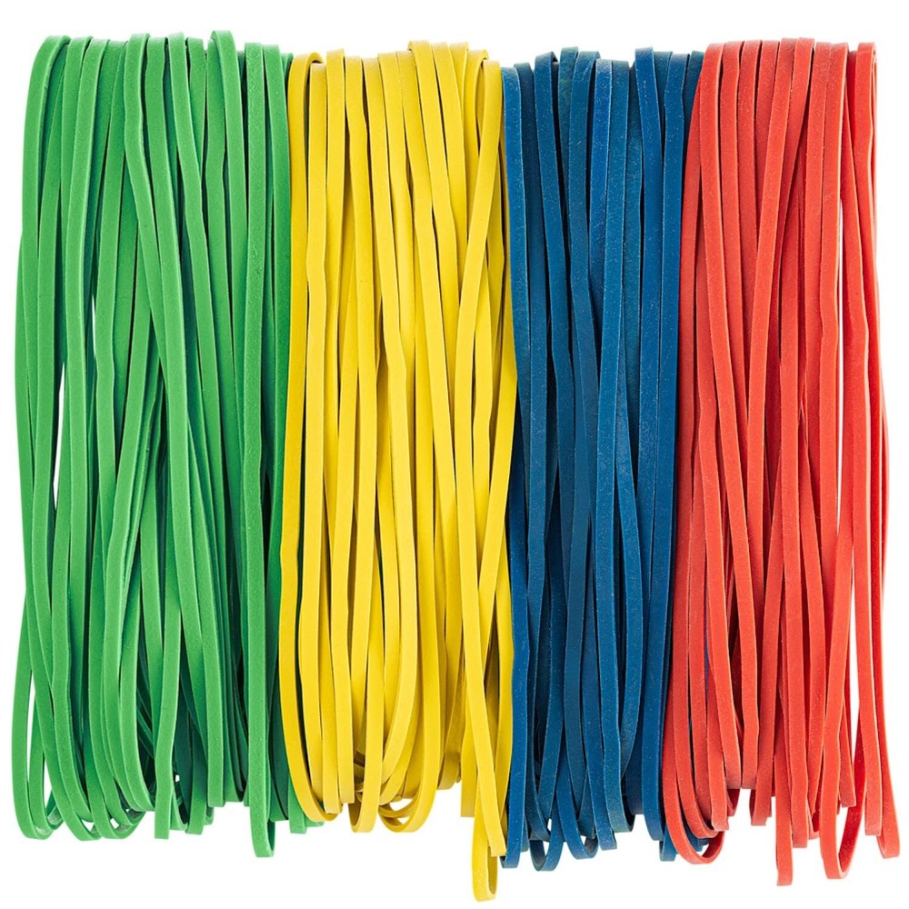 Bilinny Large Rubber Bands Heavy Duty 1/2 LB (About 120 Rubberbands) - Made i...