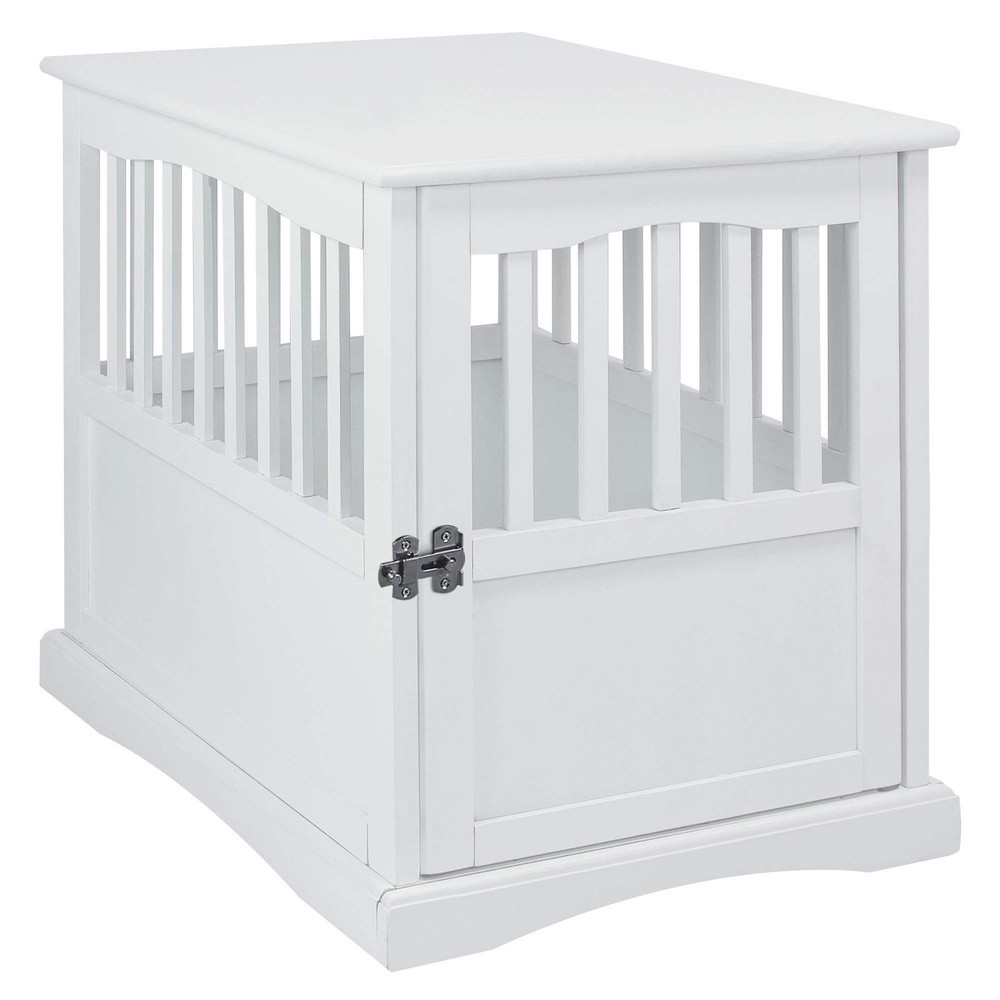Casual Home Wooden Decorative Indoor Kennel Dog Crate End Table Night Stand F...