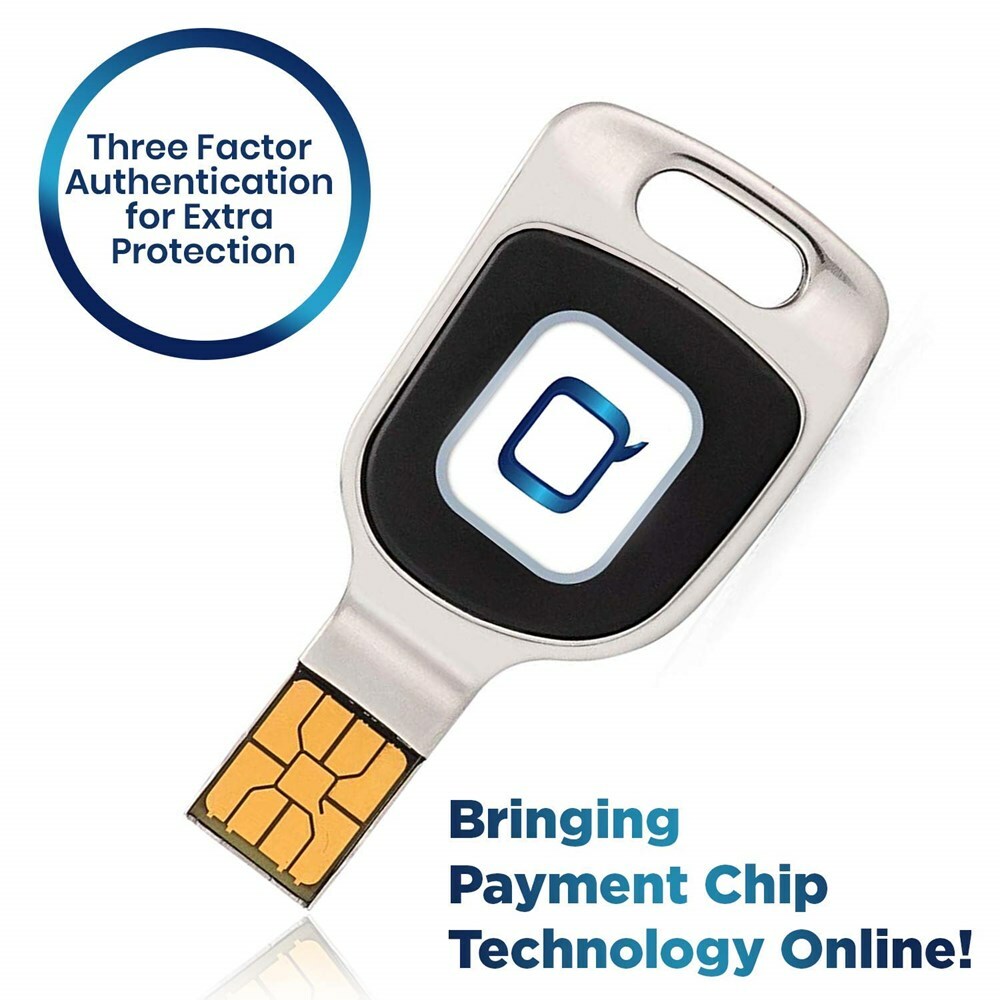 Qkey Security Key Extra Protection Password Vault That Secures Internet Payments-image