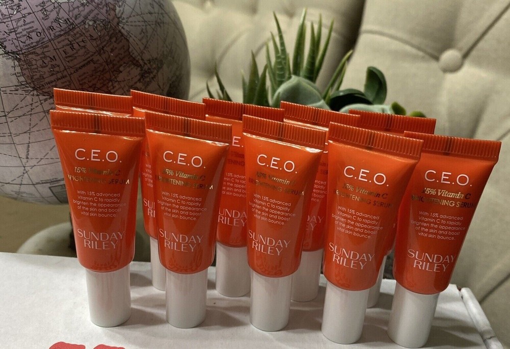 Sunday Riley C.E.O Vitamin C Brightening Serum 1.7oz / 50ml for Radiant Skin