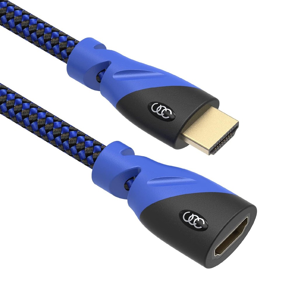 Ultra Clarity Cables 4K HDMI Extension Cable 3ft Male to Female 3 ft, Blue