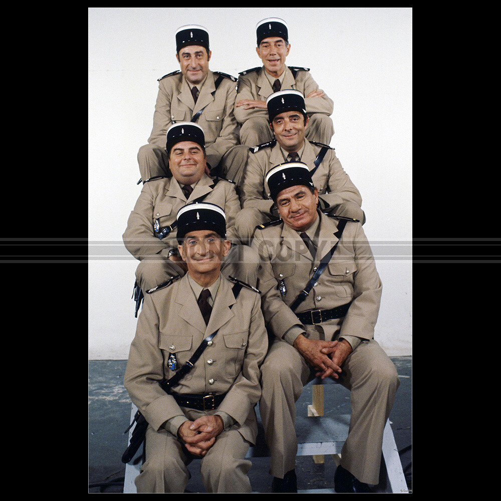 Photo F.006196 LOUIS DE FUNÈS MICHEL GALABRU (LE GENDARME DE SAINT-TROPEZ) 1964
