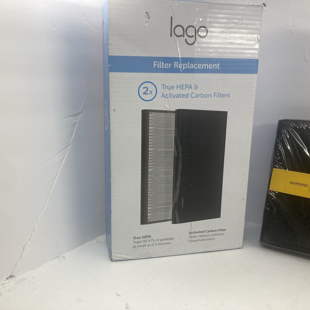 Lago True HEPA and Carbon Filter Replacements for LAPKJ500GTB32 Air Purifier