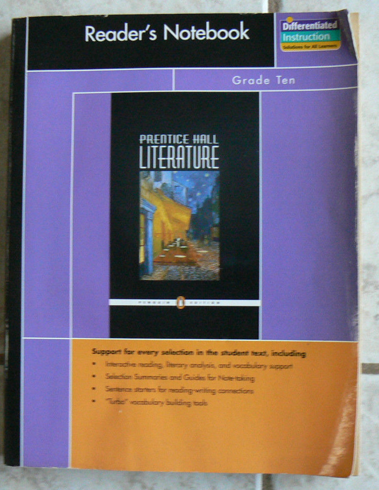 Prentice Hall Literature Readers Notebook Hardcover Edition
