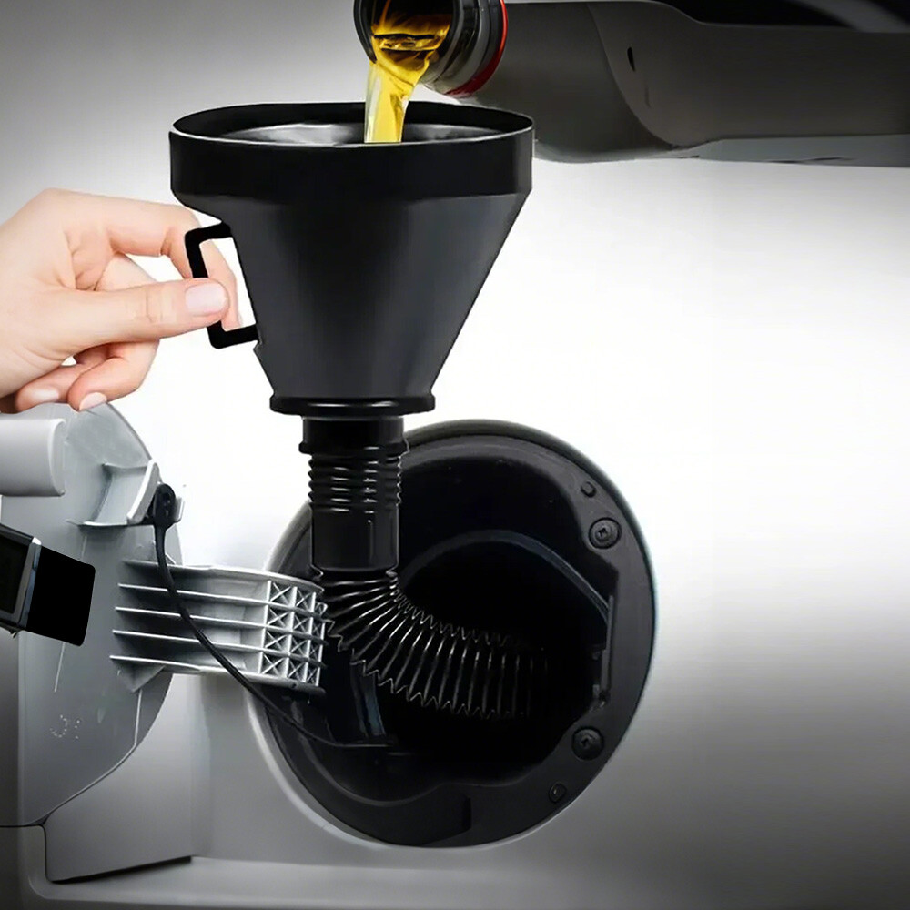 Refueling Oil Funnel with Filter for Car and Motorcycle Engines