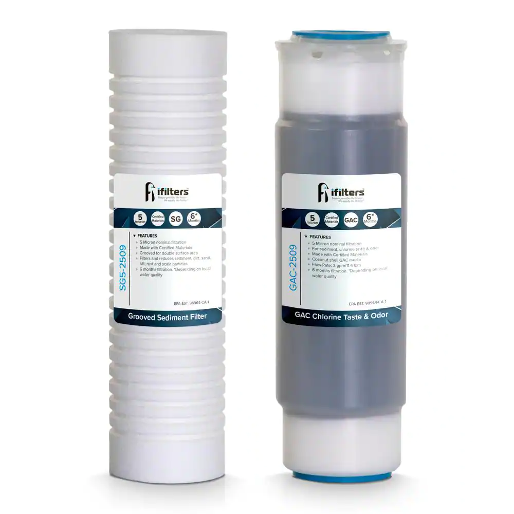 Lwh-d Gen2/version 2 Oem Replacement Filter Set Whole House 2-stage Sediment,
