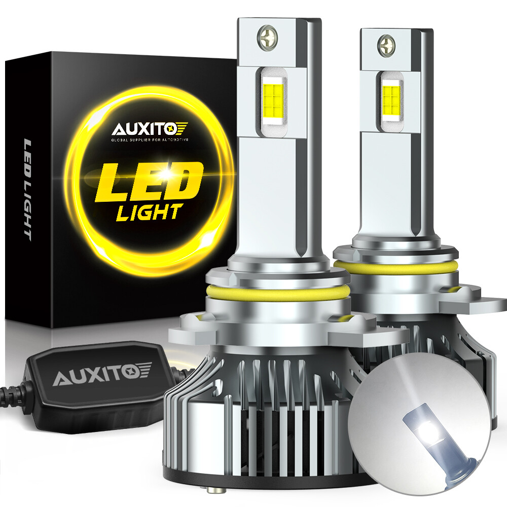 AUXITO 9012 LED Headlight Bulbs High Low Beam Kit Bright White 2-Pack