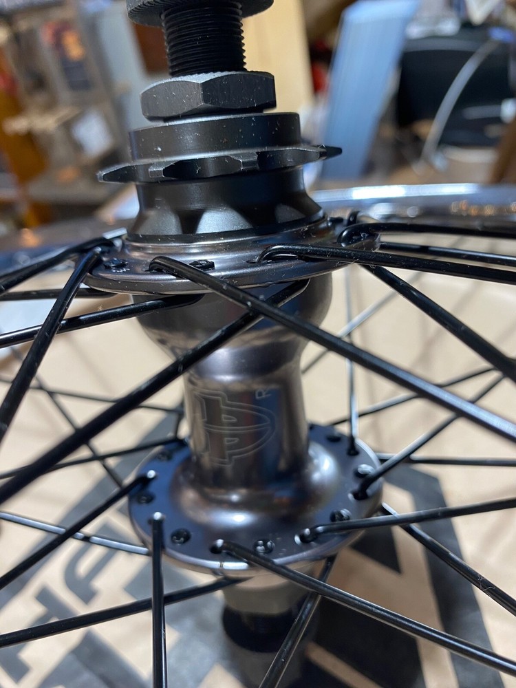 NOS BMX 20” Rear Wheel 36 Hole 10T Cassette Premium Products hub w/ Big City Rim