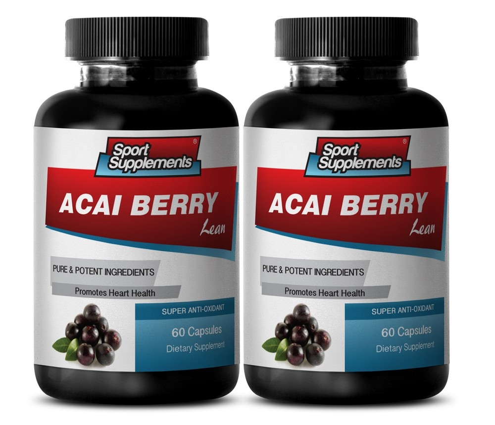 Aging Male Increased Stamina - Acai Berry Lean 550mg - Acai Fruit Capsule 2B-image