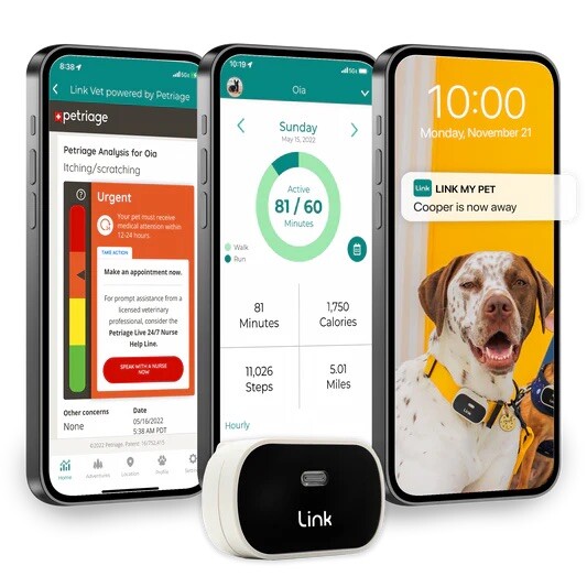 Link My Pet GPS Dog Tracker + Monitor, Training Tools, Health Tracker, and more!