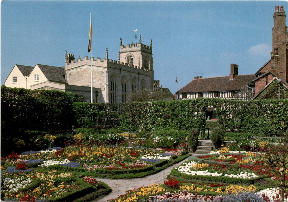 月酒釀 H, JARROLD, Norwich, Elizabethan Knott Garden Postcard