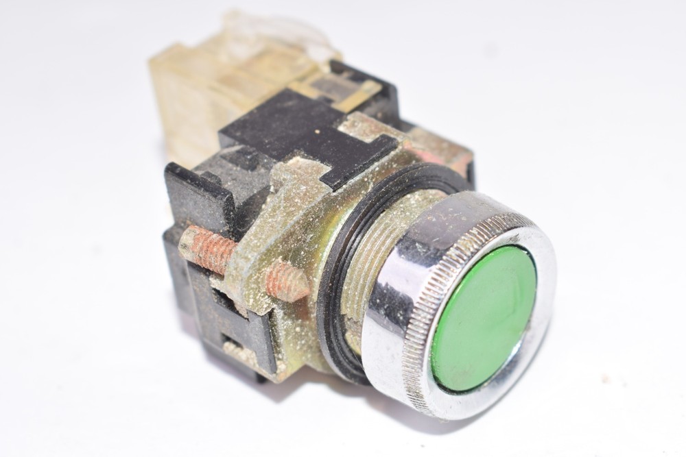 Green Push Button Contact Block Switch M2010 V D3-image