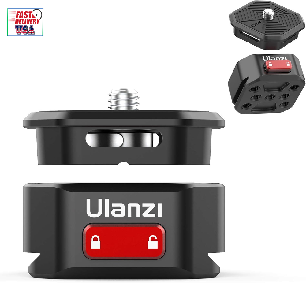 Upgrade Claw Quick Release Plate Camera Mount W Arca Swiss Slot, DSLR Stabilizer