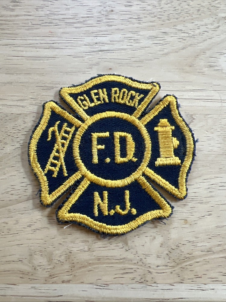 Vintage Glenrock New Jersey Fire Department Patch