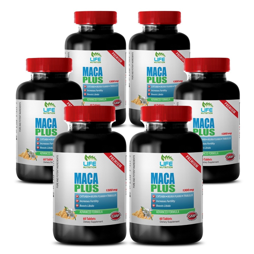 Aging Male Testosterone Booster - Maca Complex 1301mg - Asian Ginseng 6B-image