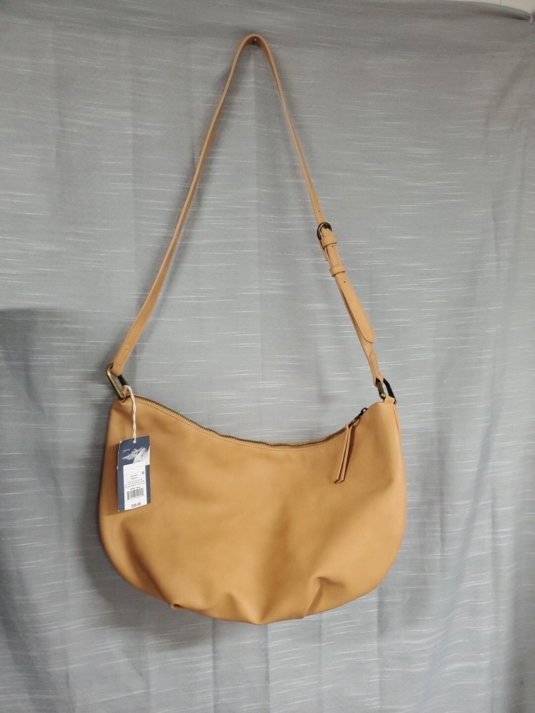 Universal Thread Women's Tan Brown Shoulder Strap Tote Purse