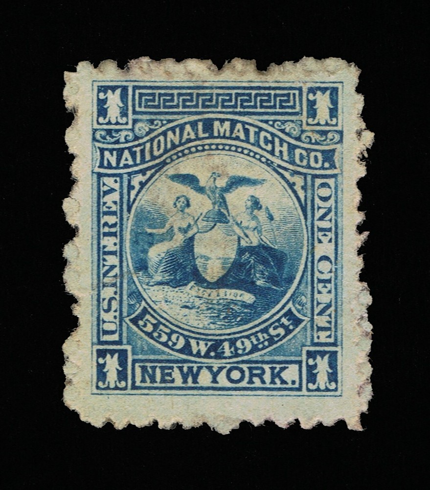 AFFORDABLE SCOTT #RO134d PRIVATE DIE NATIONAL MATCH CO ON WMK-191R PAPER #13870