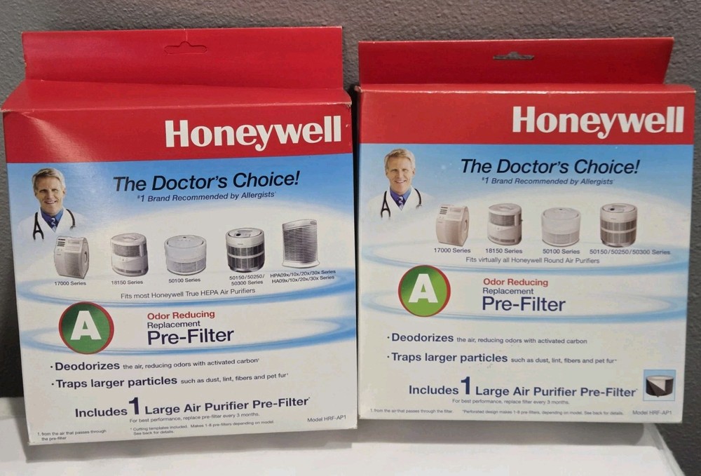 2Honeywell A Odor Reducing Large  Air Purifier Replacement Pre-Filter HRF-AP1(2D