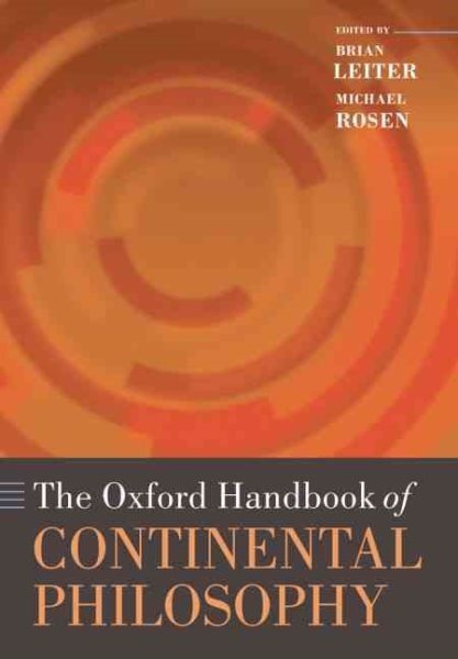 Oxford Handbook of Continental Philosophy Paperback by Brian Leiter