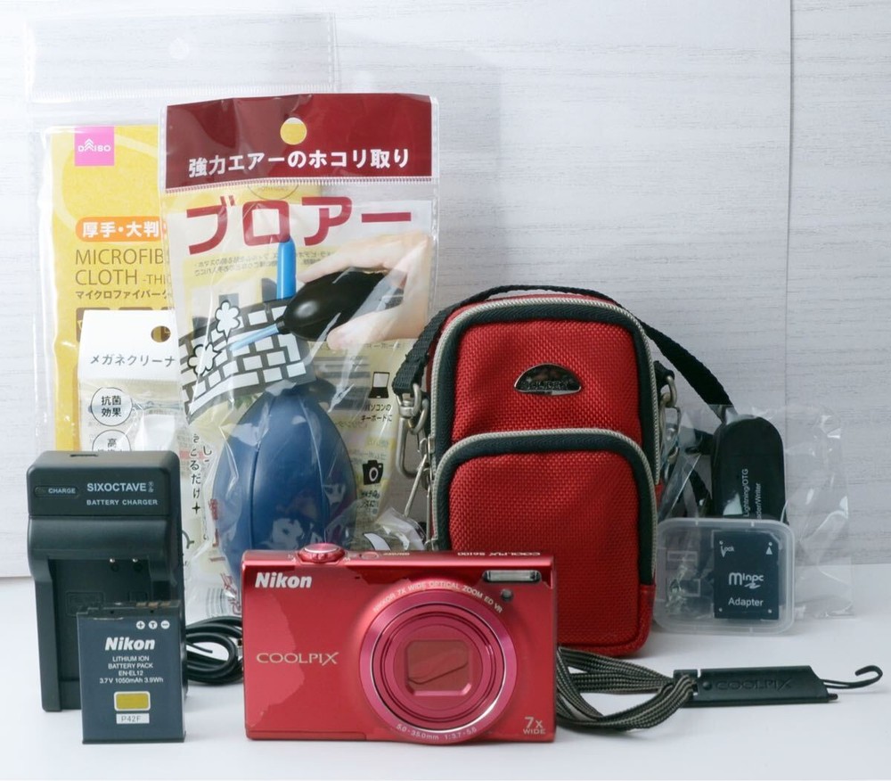 Nikon Coolpix S6100 Digital Camera Cleaned Warranty Included From Japan