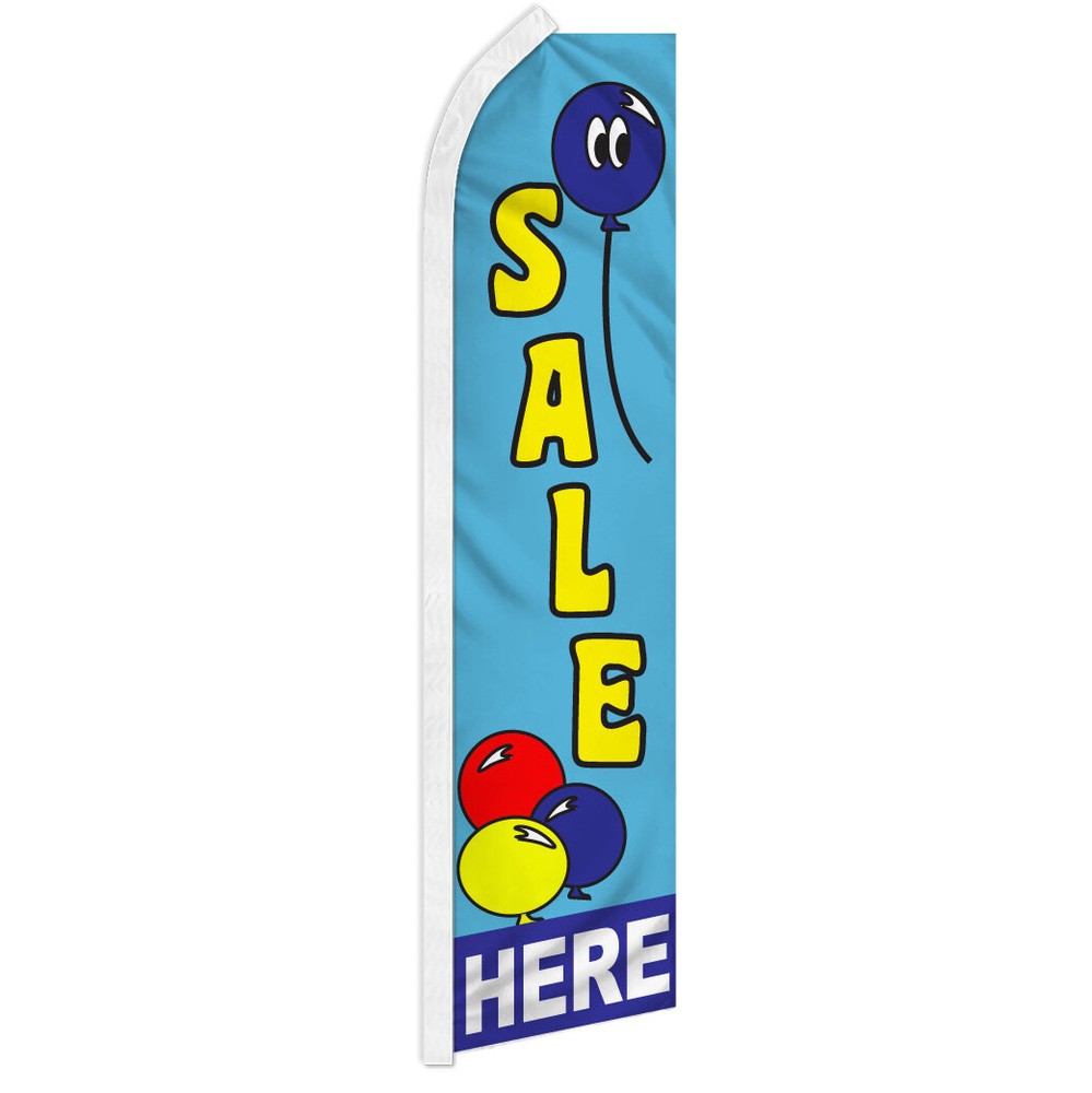 Advertising Swooper Feather Flutter Flag - Eye-Catching Sale Flag for Outdoor Promotions and Events - Vibrant, Durable, and Weather-Resistant Design for Maximum Visibility