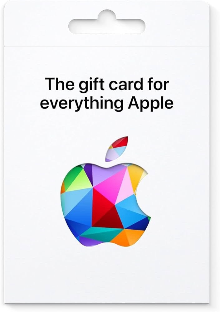 Apple $100 Gift Card – Physical Card with Free Shipping