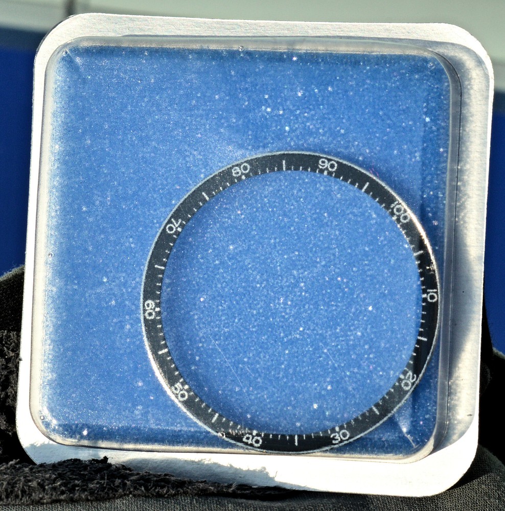 Vintage Omega Speedmaster Moonwatch Original NOS Decimal Bezel with Blister Pack