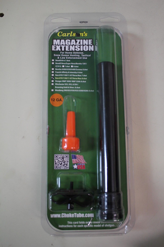Carlson's 8-Shot Tube Extender for Remington 870 1100 1187 12ga New in Box