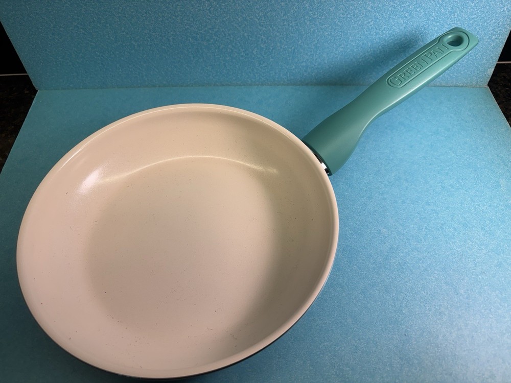 Green Pan 8-inch Nonstick Skillet with Ivory Ceramic Coating-image