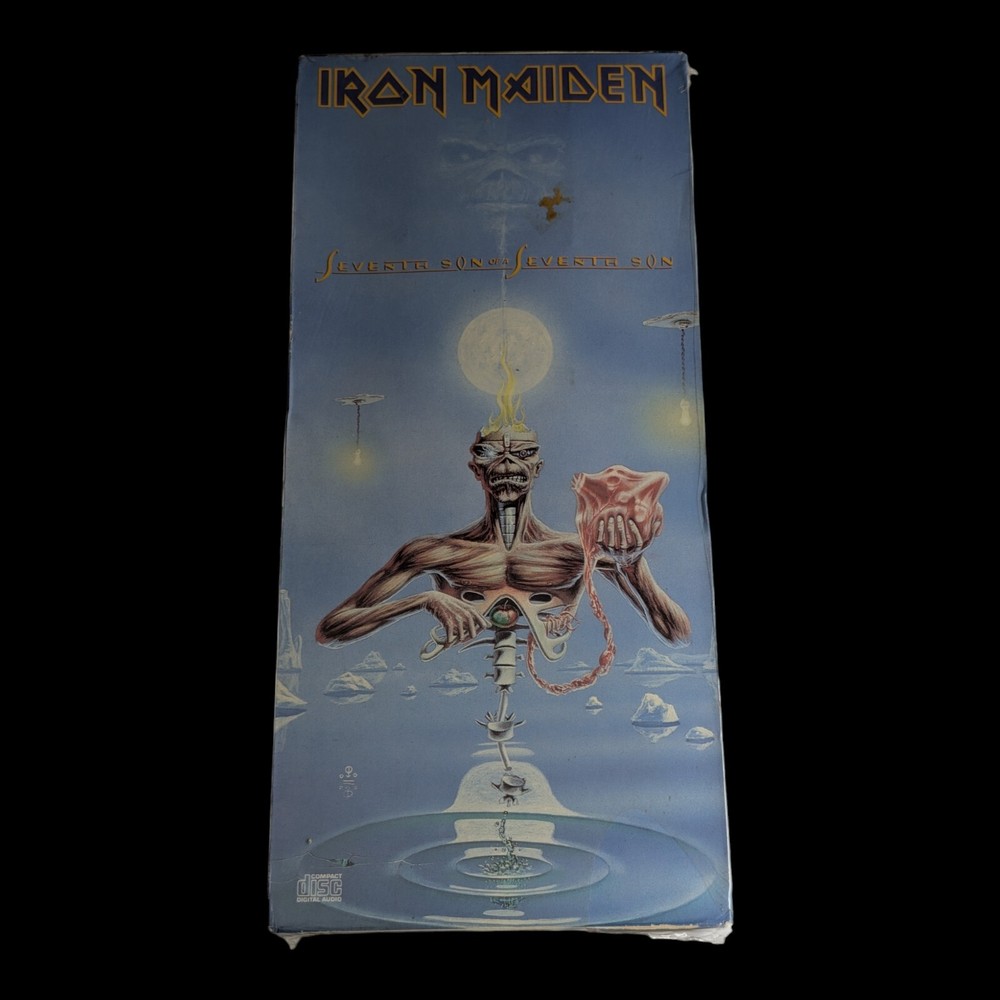 SEALED Iron Maiden Seventh Son Of A Seventh Son CD Longbox US 1988 Vintage