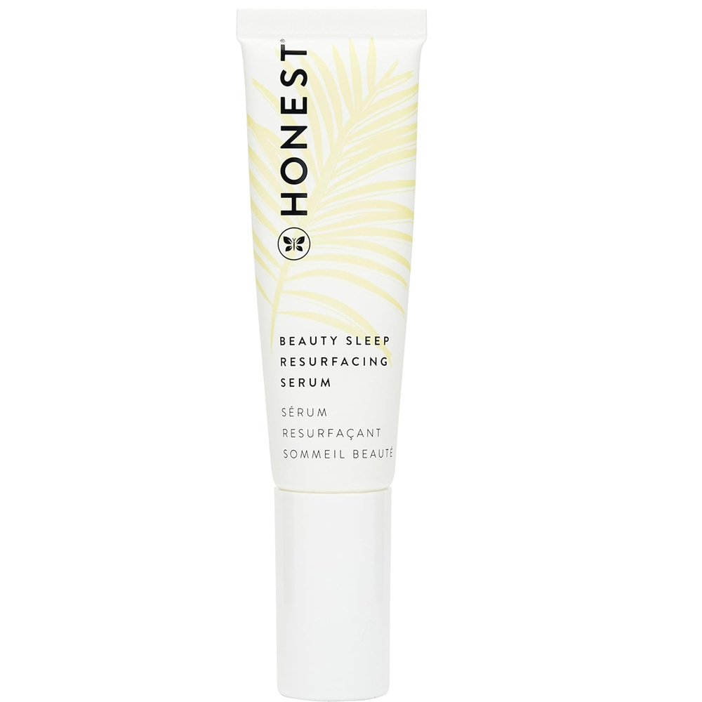 Sleep Resurfacing Serum with 5 Ahas + Hyaluronic Acid, Vegan,