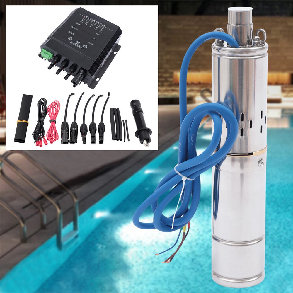 400W 80m DC 36V Solar Water Pump 3