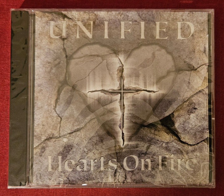 UNIFIED HEARTS ON FIRE VERY RARE OUT OF PRINT NEW SEALED CHRISTIAN CD-image