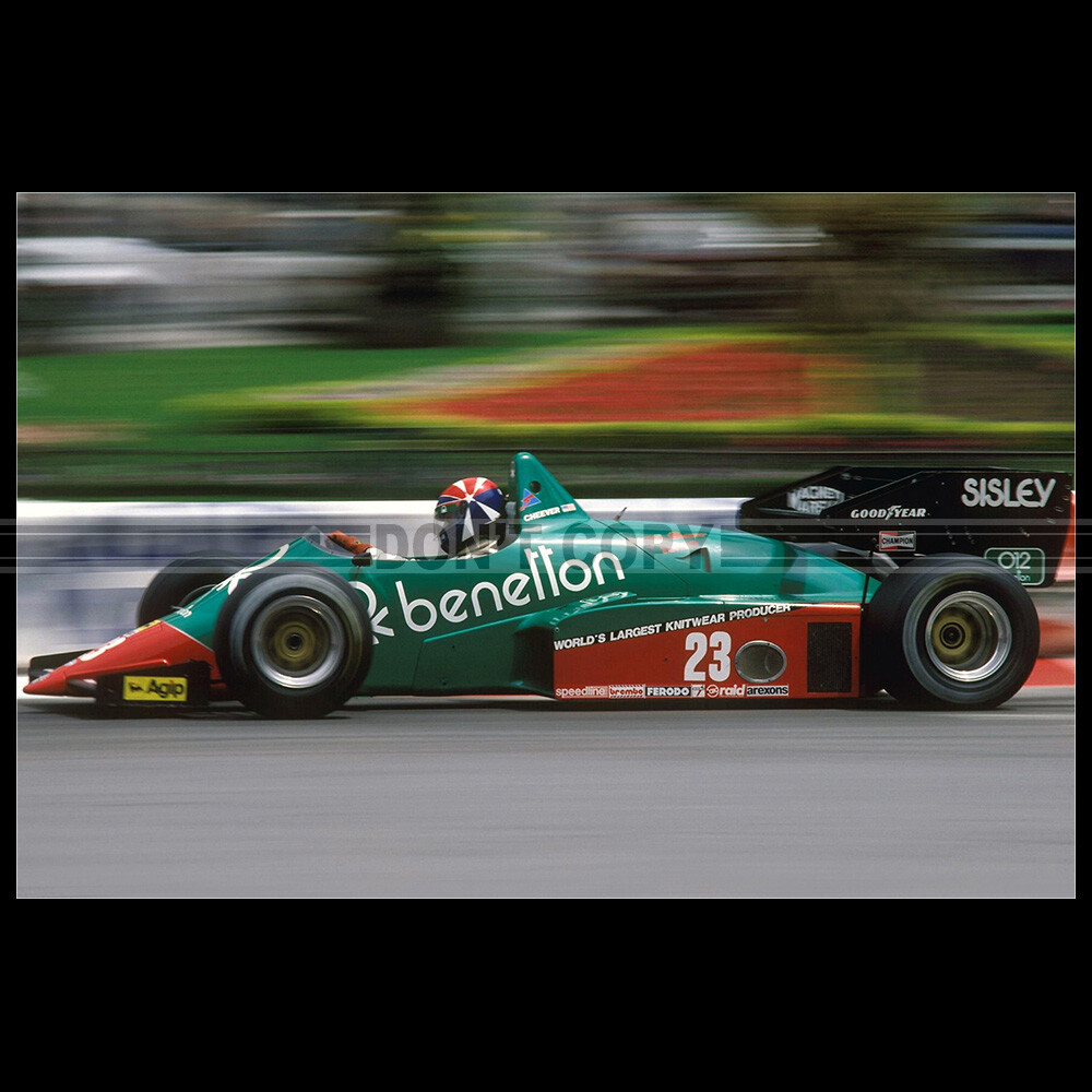 Photo A.012094 ALFA ROMEO 184TB EDDIE CHEEVER GRAND PRIX F1 1984 MONACO