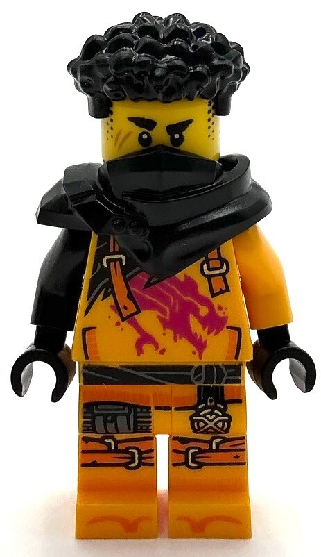 Lego Arin Magenta Dragon Hood with Horns Minifigure Shirt