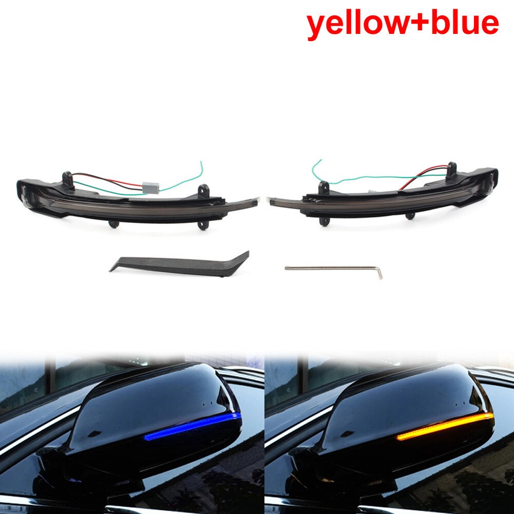 Dynamic LED Side Mirror Turn Signal Light for Audi Q5 SQ5 Q7 SQ7