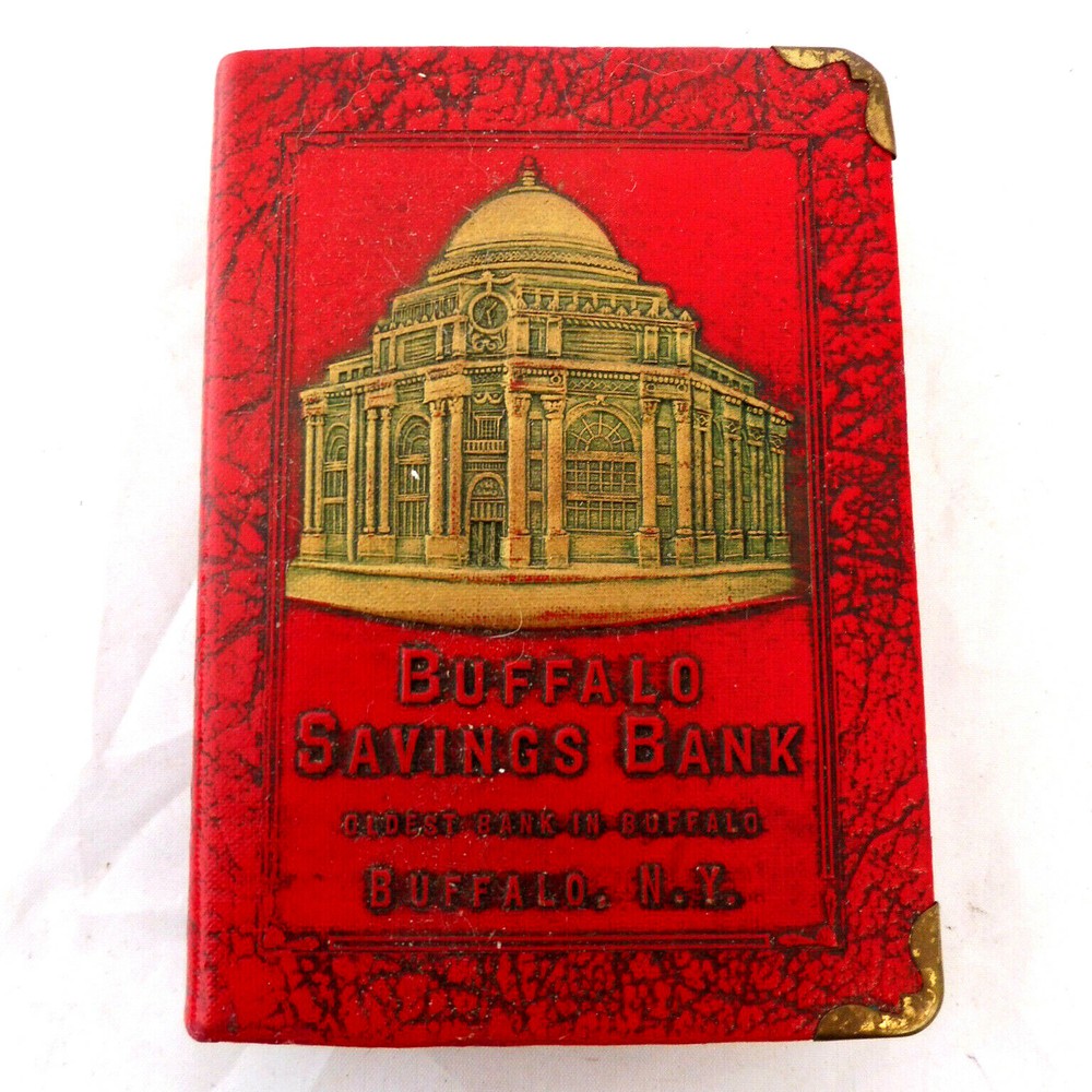 Buffalo NY USA Piggy Bank Shaped Like a Savings Bank-image