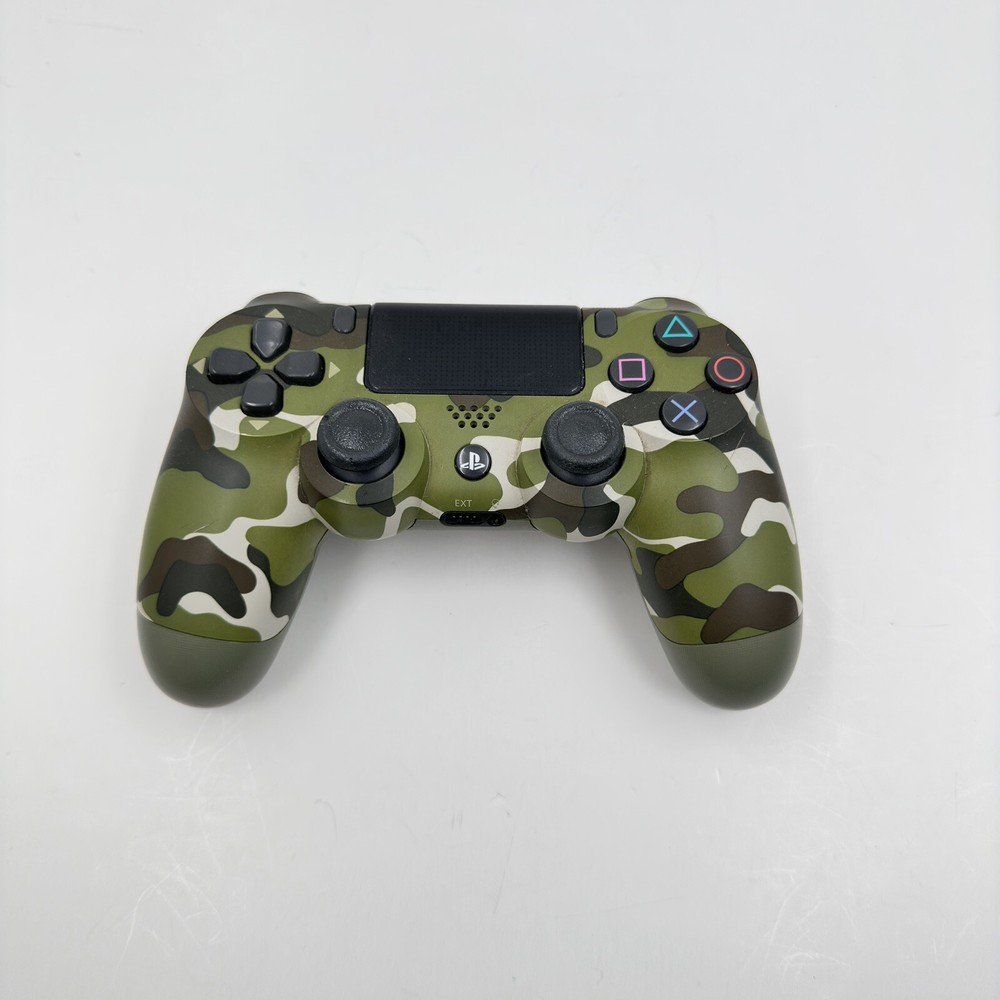 sony playstation 4 dualshock wireless controller green camo