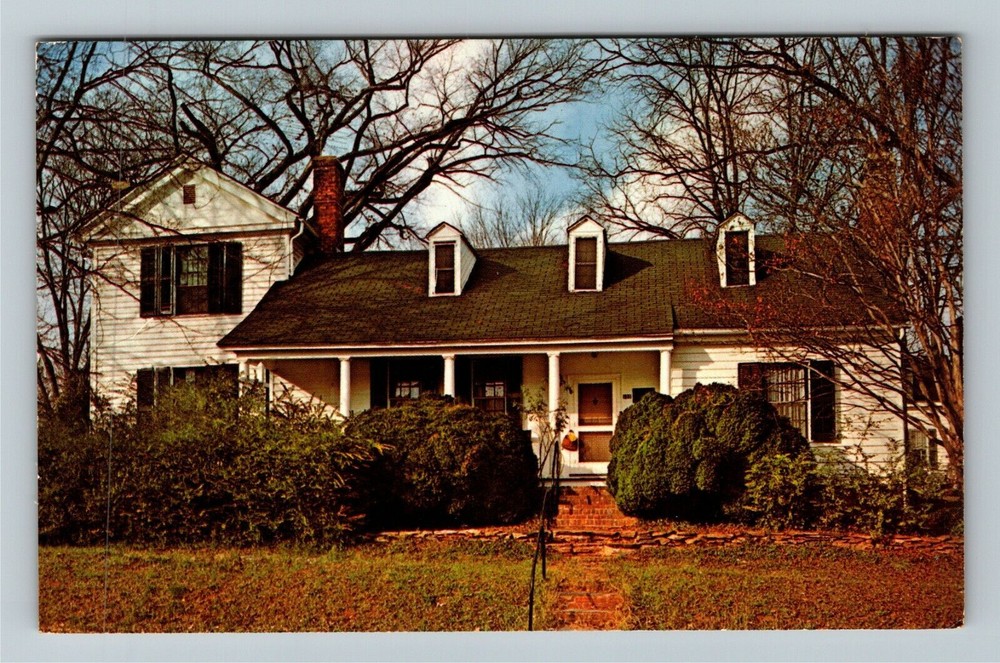 Hillsborough NC-North Carolina Home Thomas Burke Governor Vintage Postcard