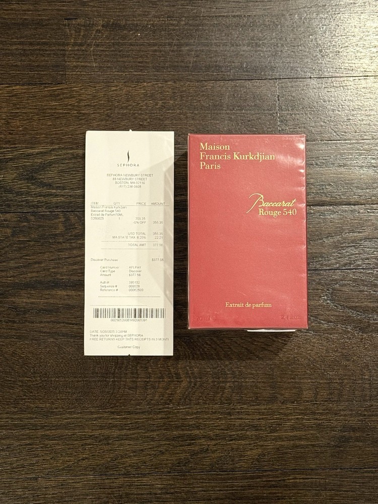 Maison Francis Kurkdjian Baccarat Rouge 540 2.4 fl oz Unisex Extrait de Parfum