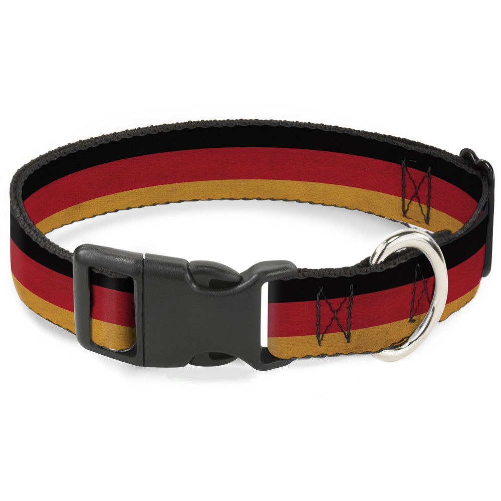 Plastic Clip Collar Germany Flag Weathered NARROW-Small 7-8.5