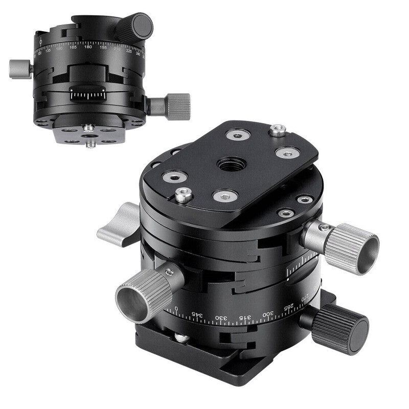 Leofoto G2 GEAR HEAD 3 In 1 Panoramic Geared Ball head Tripod Head Black NICE