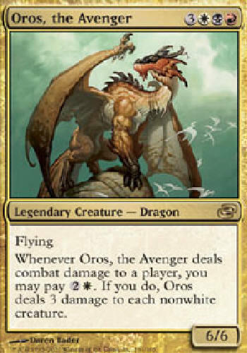 OROS The Avenger X4 Planar Chaos MTG Magic the Gathering Card DJMagic Foil  