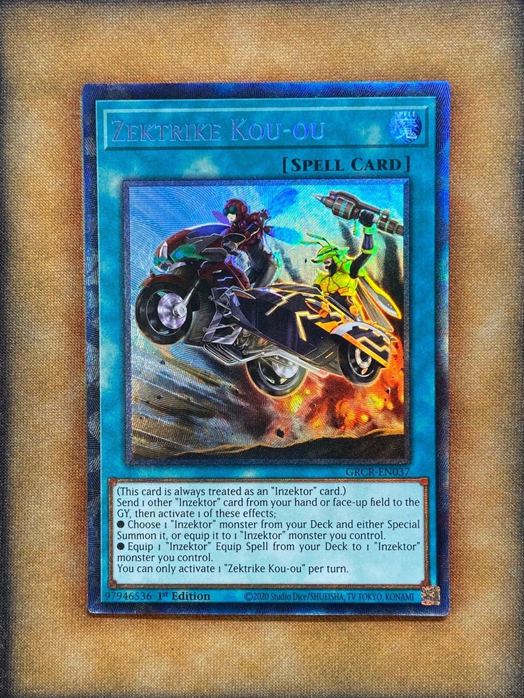 Yugioh Zektrike Kou-ou GRCR-EN037 Collector Rare 1st Ed NM
