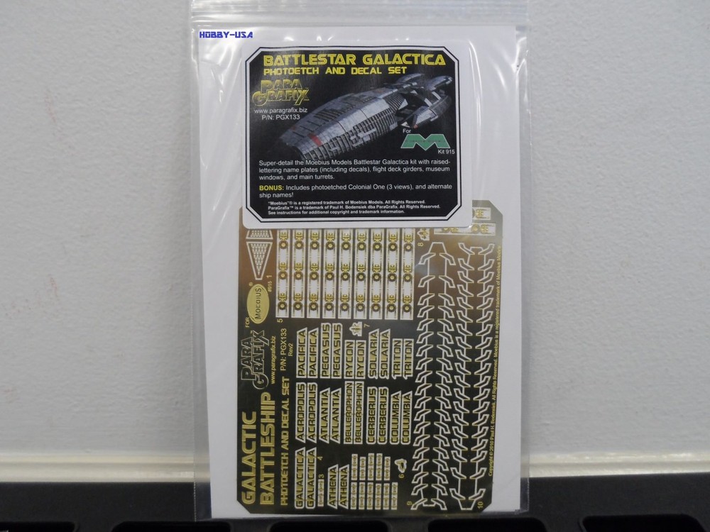 PARAGRAFIX 1/4105 Battlestar Galactica: BS75 Spaceship Super Photo-Etch  PGX133