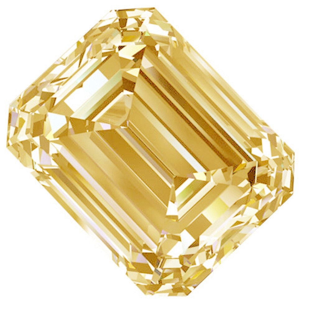 2.44 ct vvs1/8.40mm GOLDEN YELLOW EMERALD LOOSE MOISSANITE DIAMOND RING/PENDANT