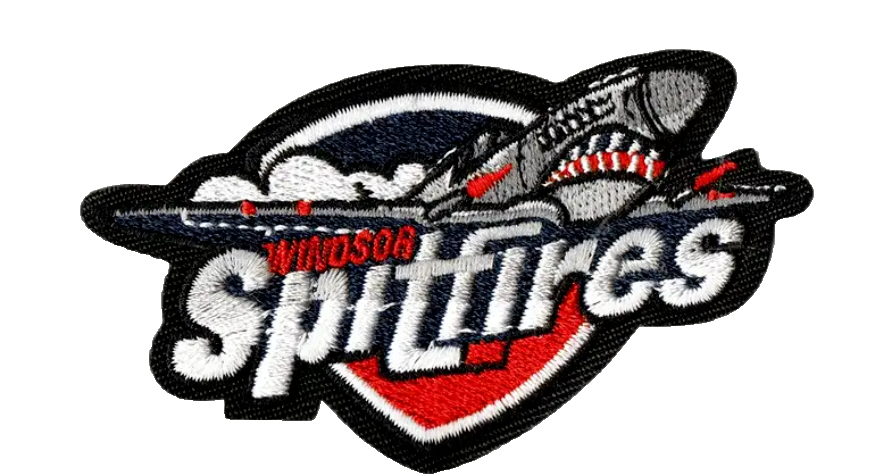 WINDSOR SPITFIRES - WWII - FIGHTER AIRPLANE - Embroidered Sew/Iron-On Patch