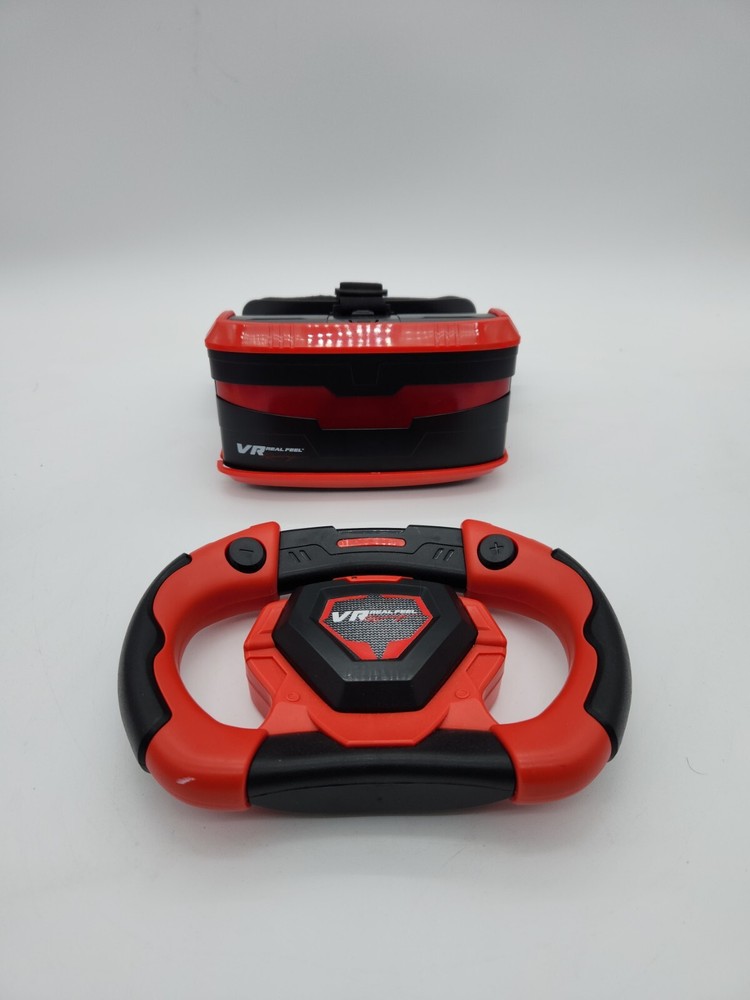 Vr Entertainment Real Feel Virtual Reality Car Racing Gaming System pre-owned !