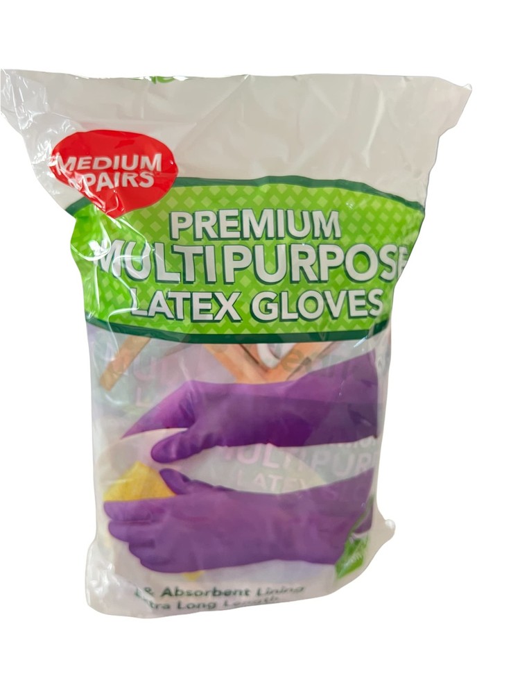 Non-Slip Multi-Purpose Gloves, Medium, 9-Pack