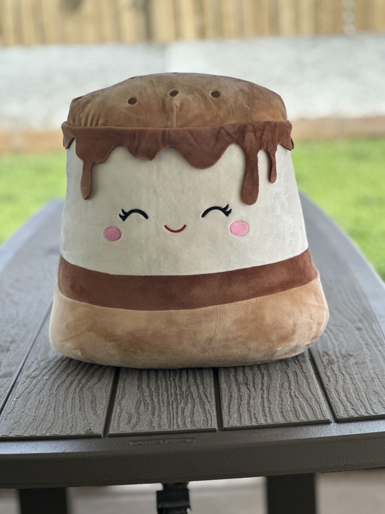 Squishmallows 16” Carmelita S’more Kellytoy S’mores Smore Plush